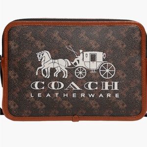 COACH Charter Leather Crossbody Bag